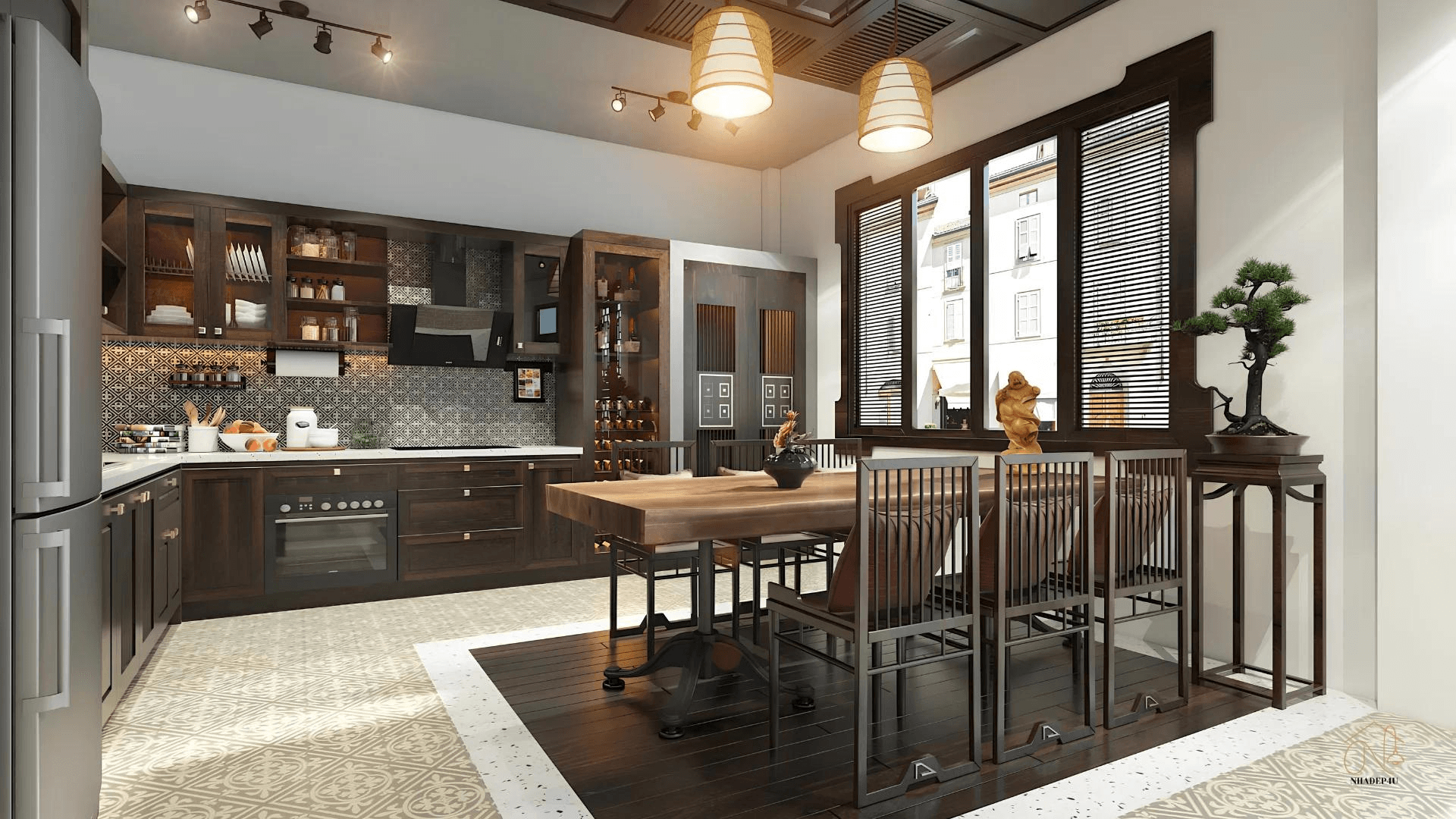 Kỹ sư Nhà Đẹp 4U kiểm tra hiện trạng nứt dầm cột và đo độ ẩm tường trước khi cải tạo nhà phố cũ tại Hà Nội
